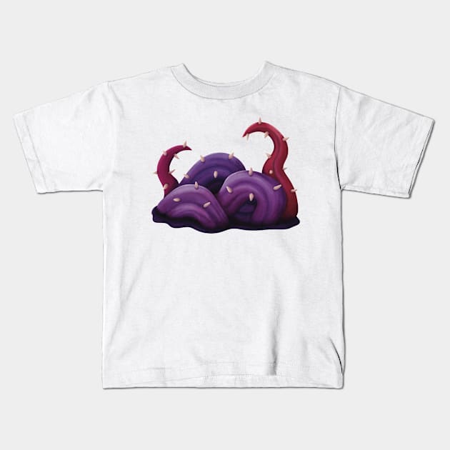 Night Thorns Kids T-Shirt by seeannadraw